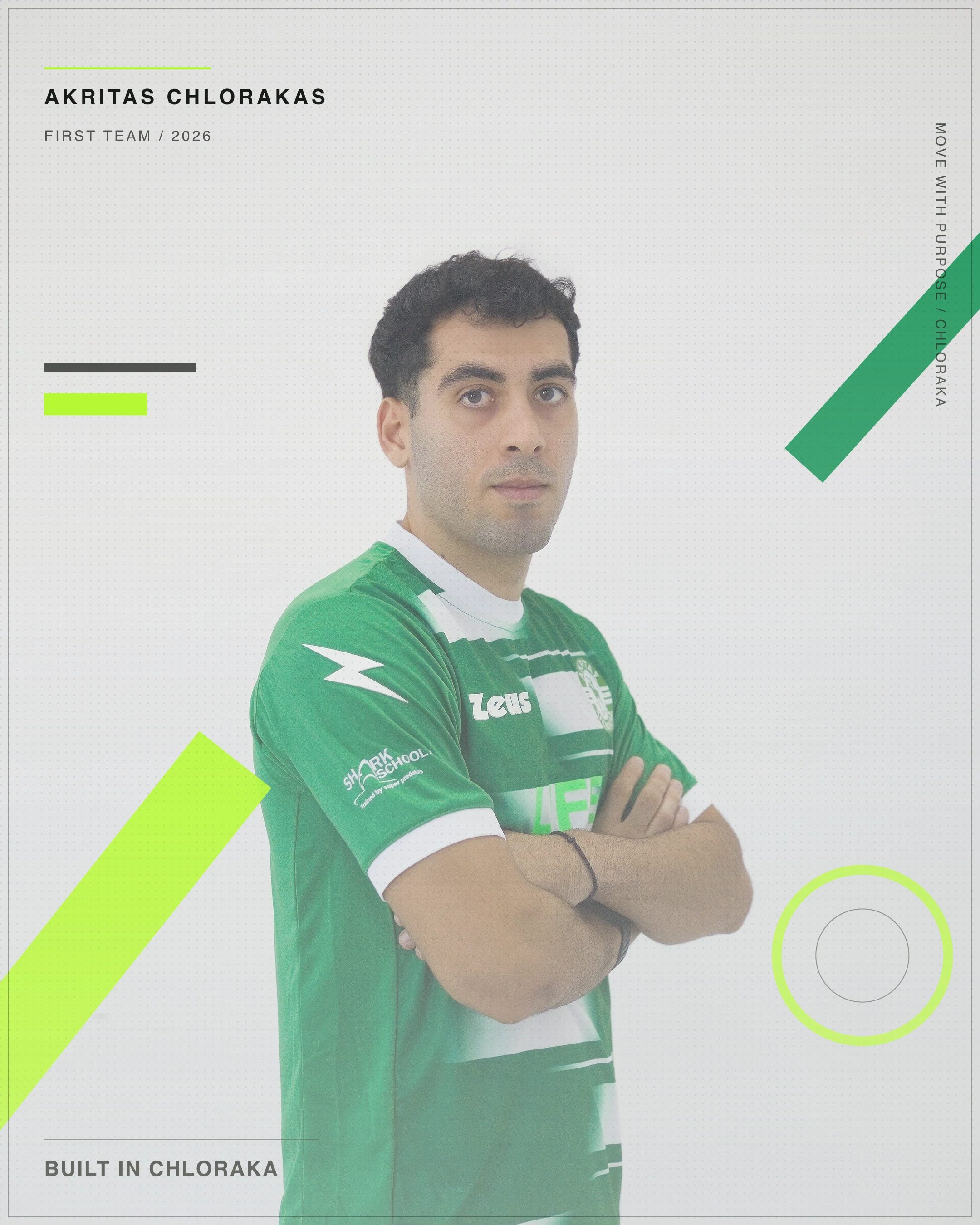 Andreas Asimenos in official Akritas player hero artwork